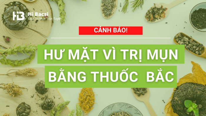 trị mụn băng thuốc bắc