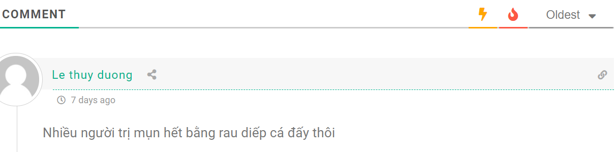 Comment Cách Trị Mụn Bằng Rau Diếp Cá