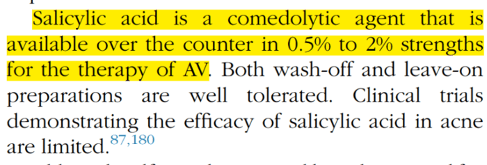 Salicylic acid