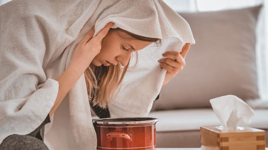 Xông hơi có trị mụn được không?